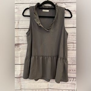 Dark gray FSL +Apparel blouse size medium